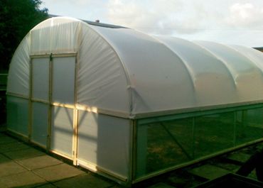 14ft X 55ft 'Tunnel - Clear Thermal 800g Polythene