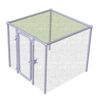 2m x 2m Fruit Cage - Complete Kit with Door