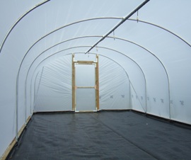 12ft X 50ft Polytunnel - Clear Thermal 800g Polythene