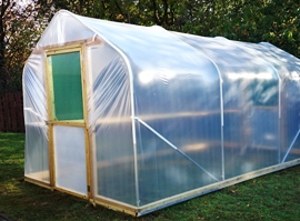 'Poly-Pitch' 8ft x 15ft - Clear THB/AF 800g Cover