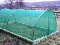 Mini-Polytunnels with Shade Net
