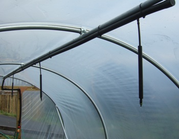 Polytunnel Overhead Spray Irrigation, 45ft Long, 10ft Cover