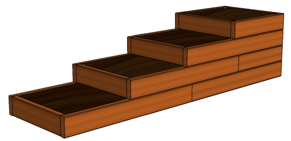 Stepped Raised Bed
